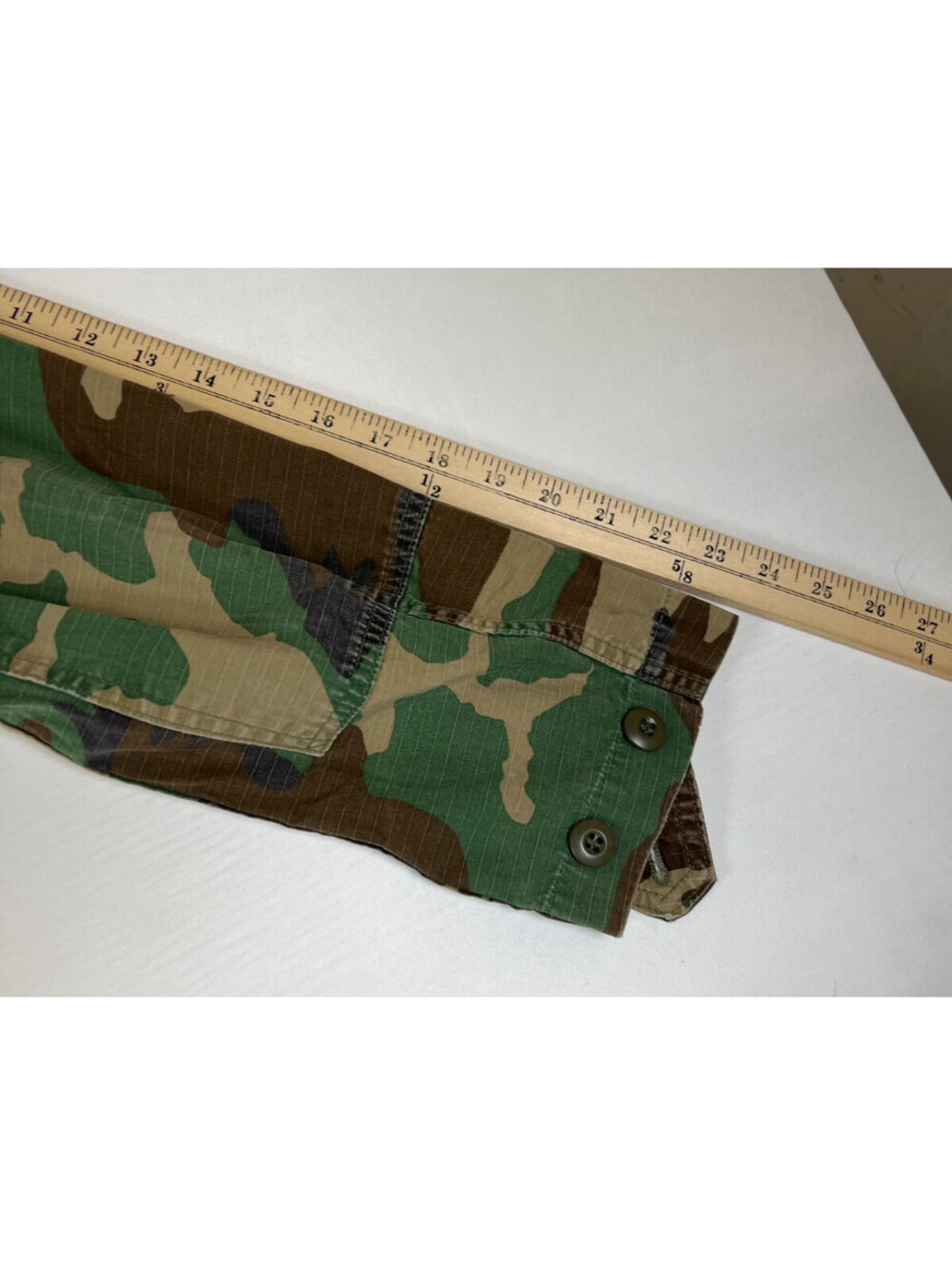 Vtg USMC Woodland Camo BDU Field Jacket Military Coat Small Regular US Marine - Picture 9 of 9